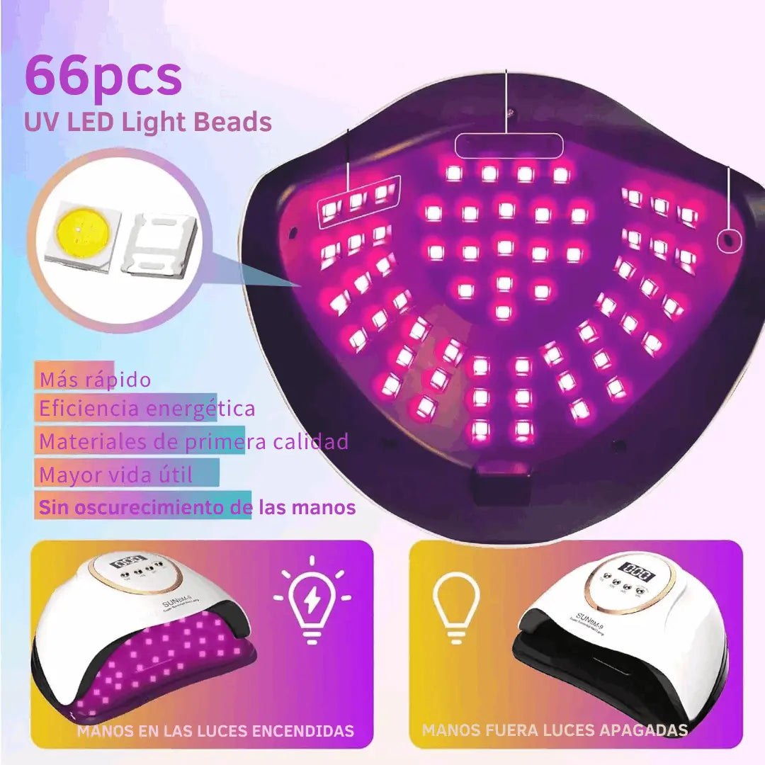 Lámpara LED UV de Manicura de Alta Potencia 280W