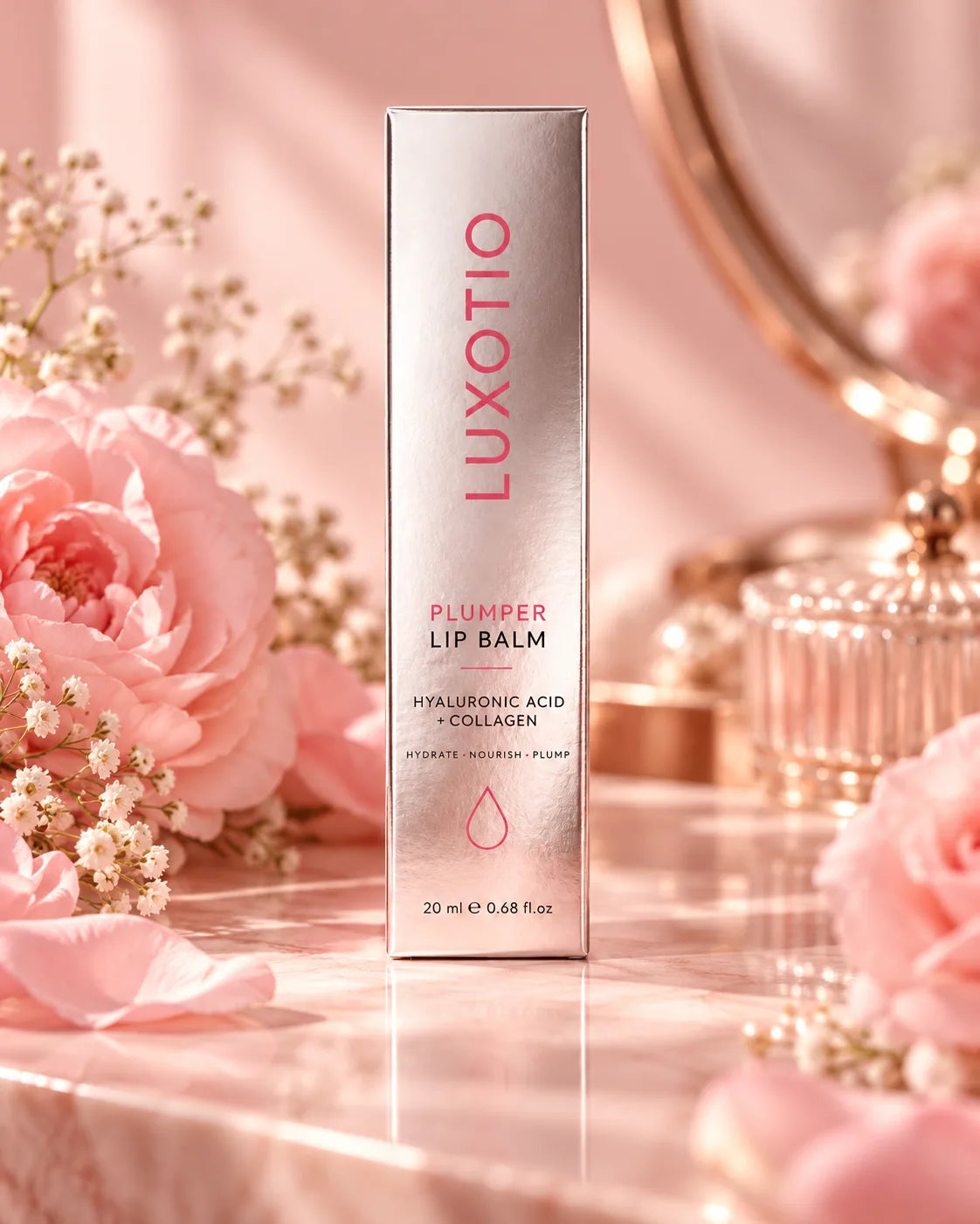 LUXOTIO con flores rosas